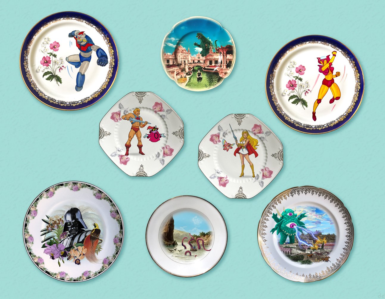 アンティーク雑貨   Heritage Plate 2020 Gypsy E.T. - Vintage Spanish Porcelain Plate - #0729 | Artefacto